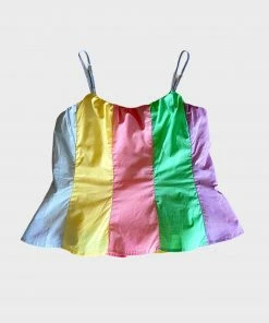 Wanderlust By Abby Color Block Cami Top