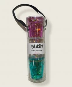 Wanderlust By Abby Glitter Shot Glasses NEW