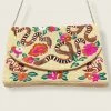 Wanderlust By Abby Snake Embroidered Beaded Purse
