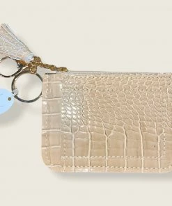 Wanderlust By Abby NEW Croc Coin Purse Keychain