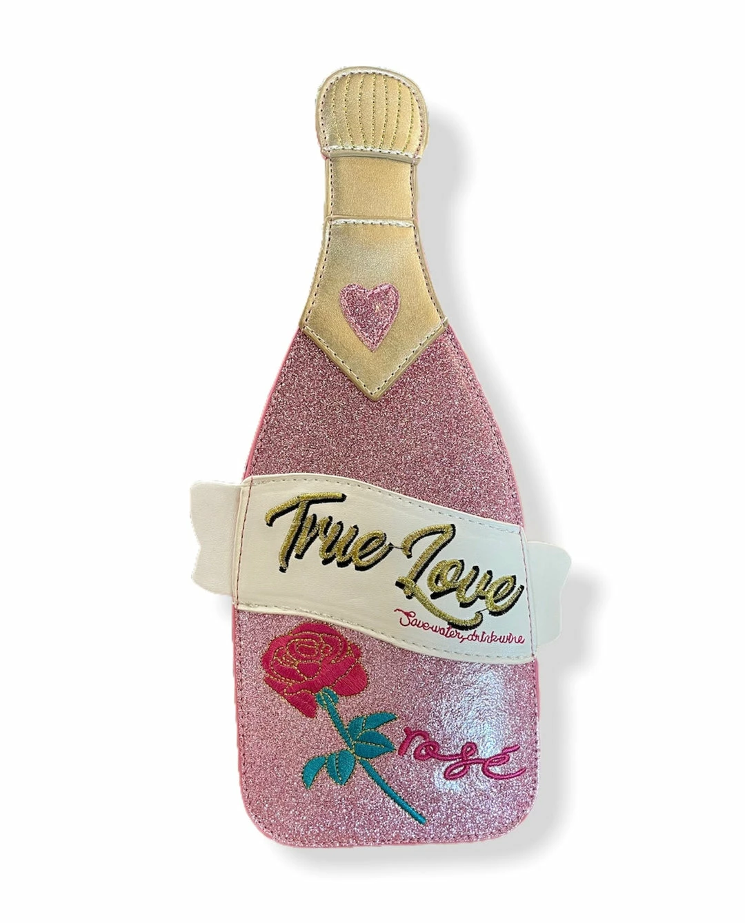 Wanderlust By Abby NEW Rosé Sparkle Purse 3 Wanderlust By Abby NEW Rosé Sparkle Purse