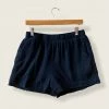 Wanderlust By Abby Black Gauze Elastic Shorts