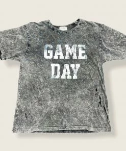 Wanderlust By Abby Refined Canvas Game Day Tee NEW