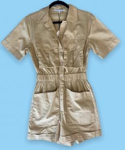 Wanderlust By Abby Utility Romper NEW