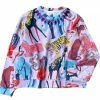 Queen Of Sparkles NEW Jewel Jungle Rhinestone Printed Sweatshirt