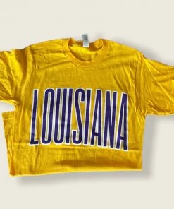 Wanderlust By Abby LA Outline Gold Tee