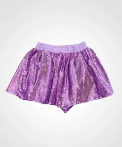 CLOTHING Queen Of Sparkles Purple Sequin Skirt