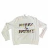 Queen Of Sparkles Merry And Bright Fancy Letter Sweater 2 Queen Of Sparkles Merry And Bright Fancy Letter Sweater
