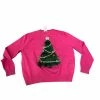 Queen Of Sparkles CLOTHING Feather Christmas Tree Sweater