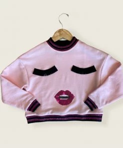 NEW Queen Of Sparkles Kids Glam Sweater