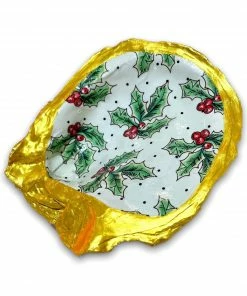 Wanderlust By Abby Christmas Oyster Shell Ring Trays NEW