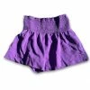 Wanderlust By Abby Purple Smocked Shorts