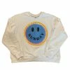 Queen Of Sparkles NEW QOS Sunday Smiley Face Sweater