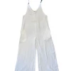 Wanderlust By Abby White V Neck Jumpsuit