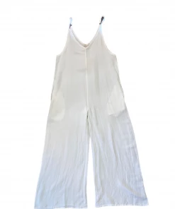 Wanderlust By Abby White V Neck Jumpsuit