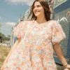 Wanderlust By Abby QOS Flower Fabric Dress