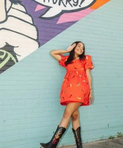 Wanderlust By Abby QOS Chili Queen Dress