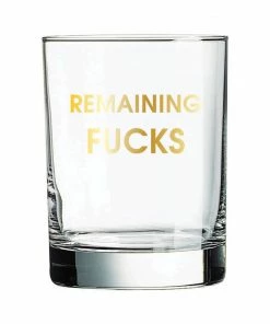 Wanderlust By Abby Remaining F*cks Rocks Glass