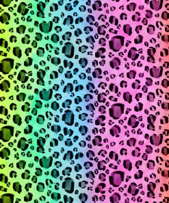 Wanderlust By Abby NEW Rainbow Animal Print Wrapping Paper