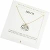 Wanderlust By Abby Evil Eye Charm Necklace NEW