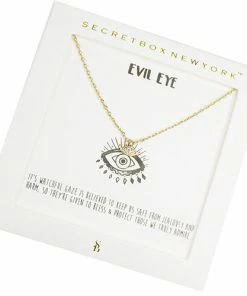 Wanderlust By Abby Evil Eye Charm Necklace NEW