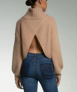 Wanderlust By Abby Smocked Neck Sweater NEW