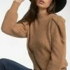 Wanderlust By Abby Puff Sleeve Sweater
