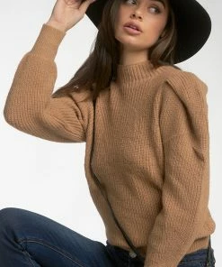 Wanderlust By Abby Puff Sleeve Sweater