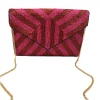 Wanderlust By Abby NEW Geometric Beaded Clutch