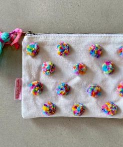 Wanderlust By Abby Pom Pom Pouches NEW