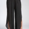 Wanderlust By Abby NEW Black Pants With Side Slits