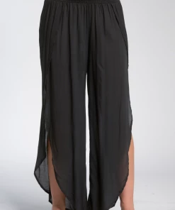 Wanderlust By Abby NEW Black Pants With Side Slits