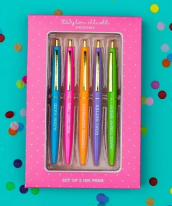 Taylor Elliott Designs Motivational Pen Set NEW