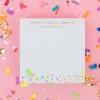 Taylor Elliott Designs NEW Confetti Sticky Note Cube