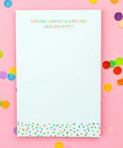 Taylor Elliott Designs Throw Kindness Around Like Confetti Notepad NEW