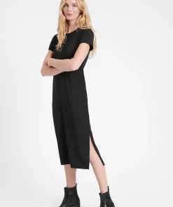 Wanderlust By Abby NEW T-Shirt Dress With Side Slits