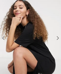 Wanderlust By Abby NEW T-Shirt Dress With Side Slits