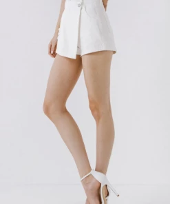 Wanderlust By Abby White Denim Skort NEW