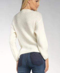 Wanderlust By Abby NEW Cream Crewneck Sweater