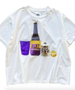 Queen Of Sparkles Let's Geaux Drink Tee