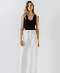 Wanderlust By Abby NEW Basic Sleeveless V-Neck Top