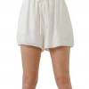 Wanderlust By Abby Oversized Linen Shorts