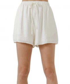 Wanderlust By Abby Oversized Linen Shorts