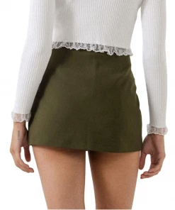 Wanderlust By Abby NEW Cut Out Mini Skort