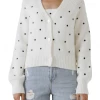 Wanderlust By Abby Polka Dot Knit Cardigan CLOTHING