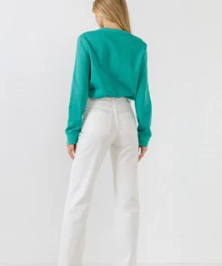 Wanderlust By Abby Amour Bedazzled Sweatshirt NEW