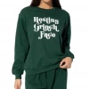 Wanderlust By Abby Resting Grinch Face Sweatshirt