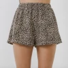 Wanderlust By Abby Leopard Print Shorts