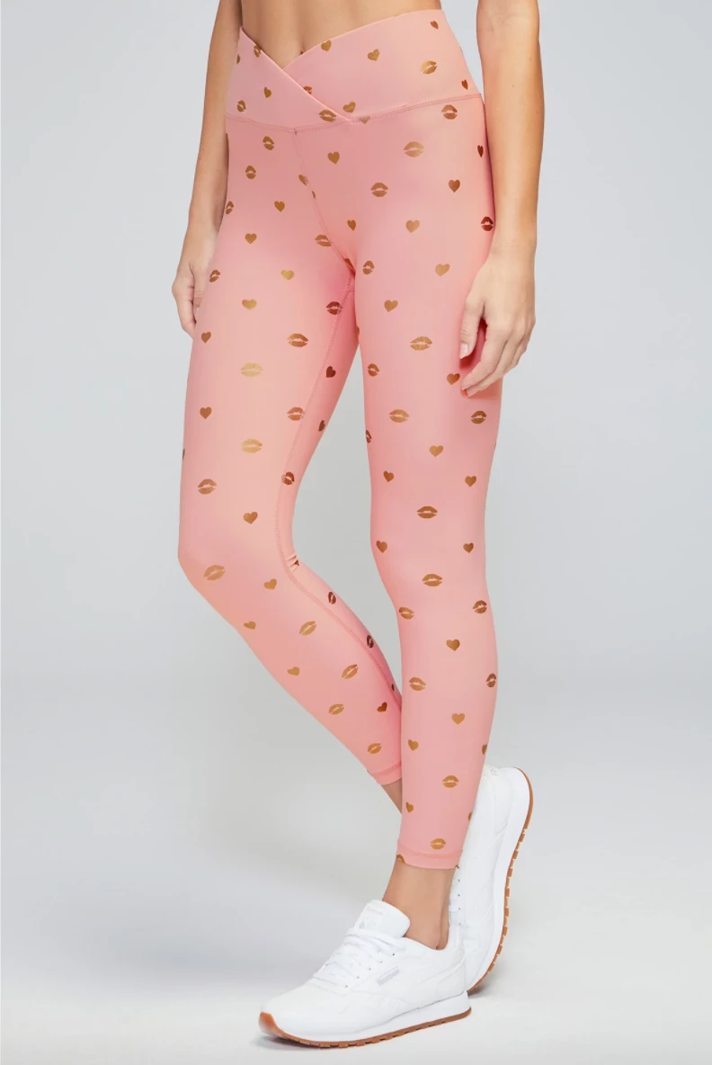 Wanderlust By Abby Hearts And Kisses Leggings NEW 3 Wanderlust By Abby Hearts And Kisses Leggings NEW