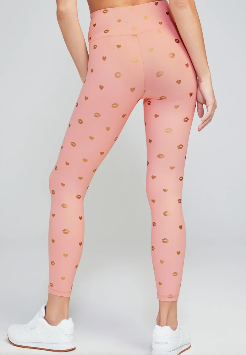 Wanderlust By Abby Hearts And Kisses Leggings NEW 7 Wanderlust By Abby Hearts And Kisses Leggings NEW